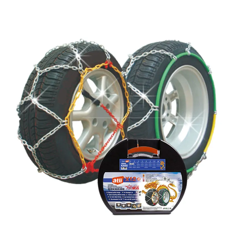 Catene da neve per auto a montaggio rapido KN12mm con certificato EN16662-1 (020)